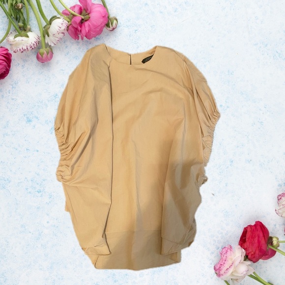 Zara Dressy Blouse Tee - Picture 1 of 11